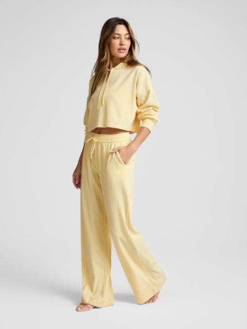 Breathe Easy Ribbed Wide Leg Pant