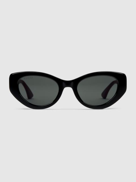 Cat-eye frame sunglasses