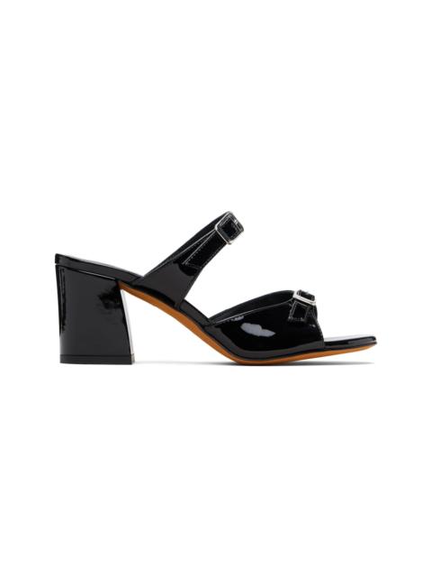 Black Una Heeled Sandals
