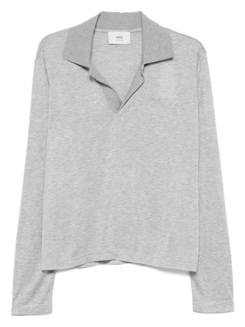 long-sleeve polo shirt