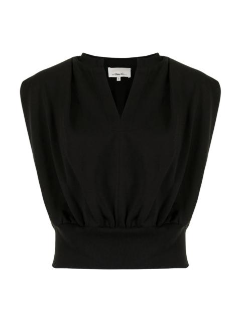 Sleeveless French Terry Top