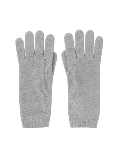 Women's Cashmere Grey Gloves