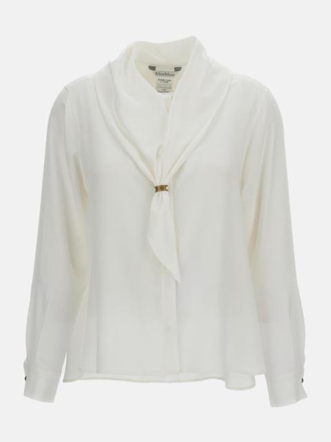 Silk Shirt with Foulard