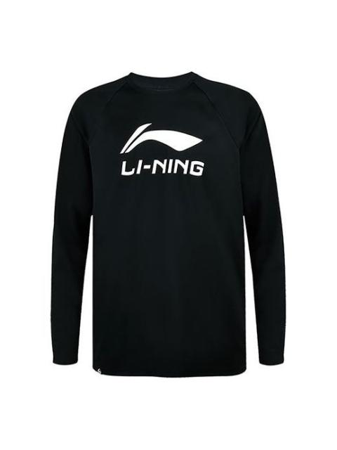 Li-Ning Badminton Series Quick Dry Sports Round Neck Top 'Black' ATLR071-5