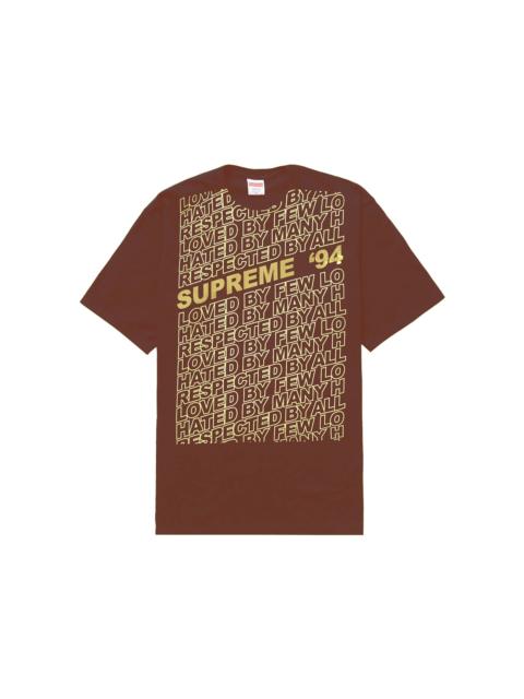 Supreme Respected Tee Brown