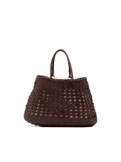 Santa Cano woven braided tote bag