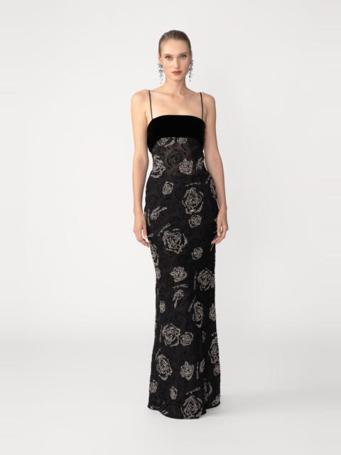 CELESTE EMBROIDERED GOWN