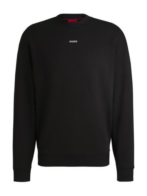 RELAXED-FIT SWEATSHIRT IN COTTON TERRY WITH LOGO PRINT