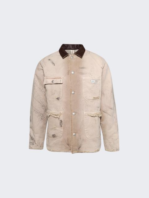 Marfa Twill Work Jacket Dusted White