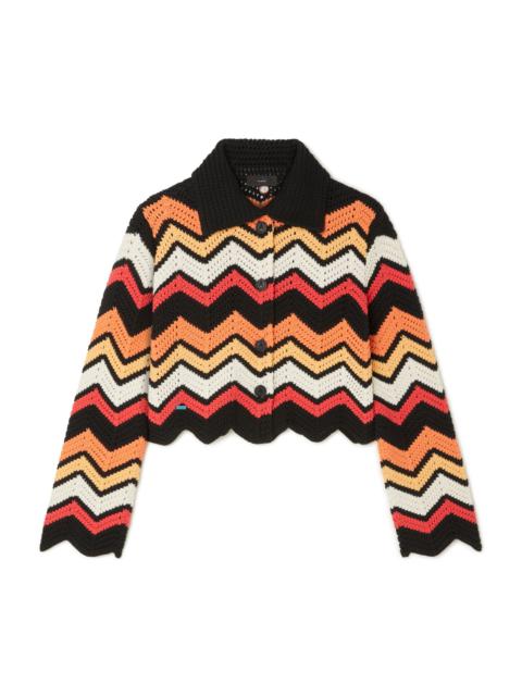 Kaleidoscopic Chevron Jacket