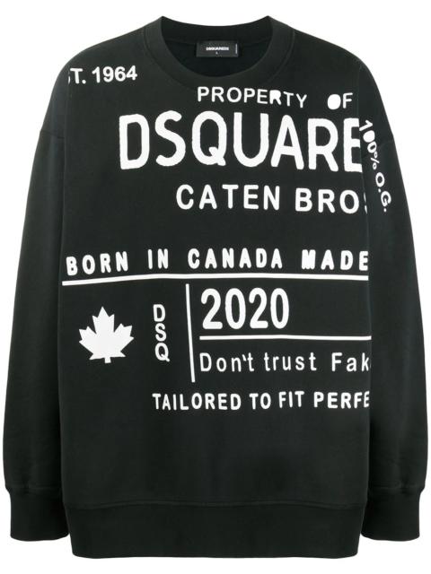 printed sweatshirt