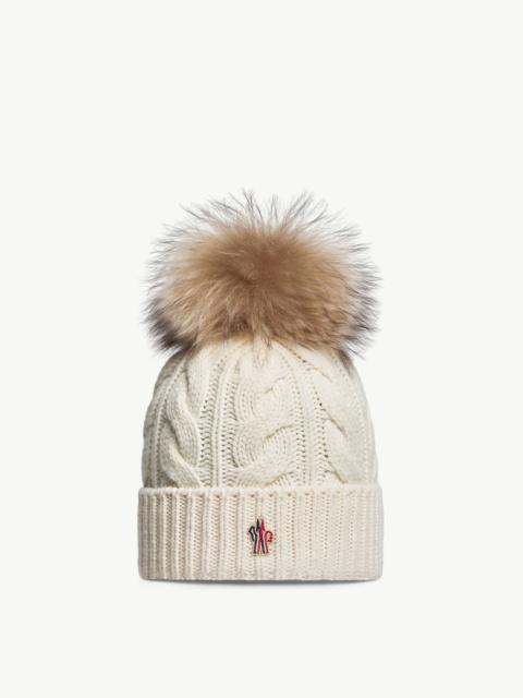 Wool & Cashmere Beanie with Pom Pom