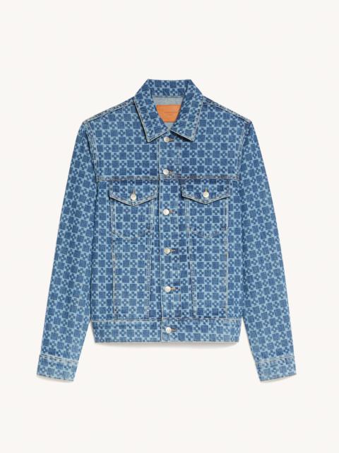 Printed denim jacket
