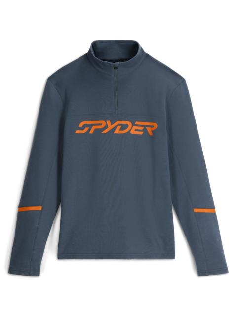 Mens Speed Fleece Half Zip Jacket - Slate Blue