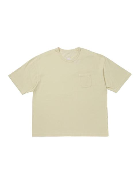 EX JUMBO TEE S/S DMGD LT.YELLOW