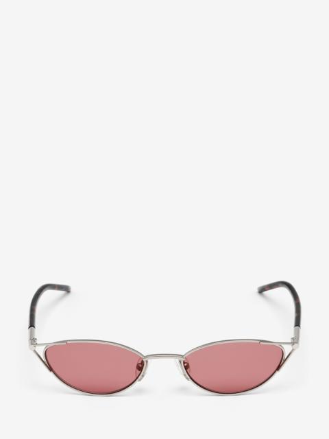 T-Bar Sleek Cat-eye Sunglasses
