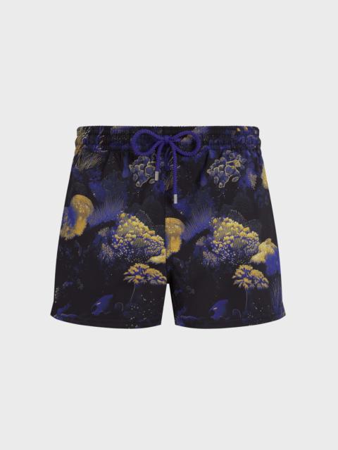 MEN SHORT STRETCH SWIM TRUNKS CORAL REEF