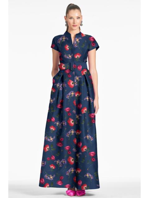 MARTA GOWN - MIDNIGHT JARDIN