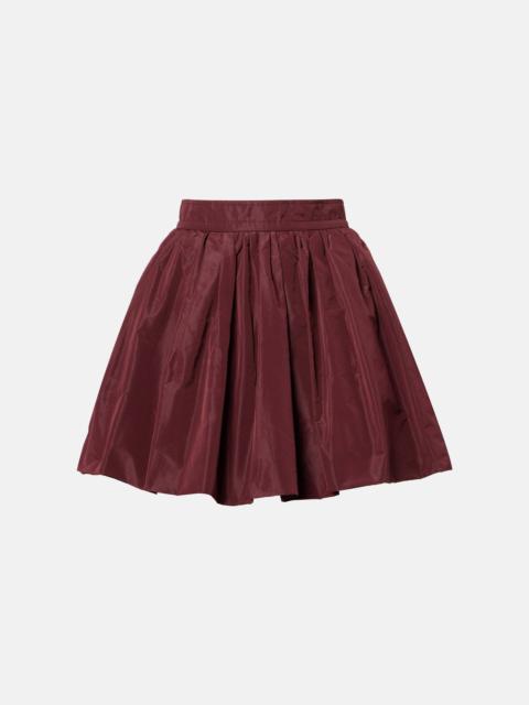 Faille balloon miniskirt
