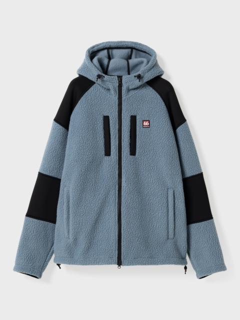 Tindur Shearling Zipped Hoodie