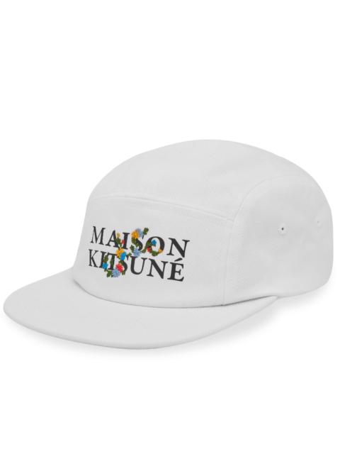 Maison Kitsune Flowers 5 Panel Cap