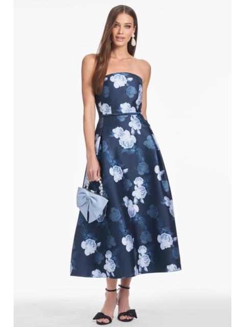 SHAY DRESS - MIDNIGHT GLACIAL ROSE