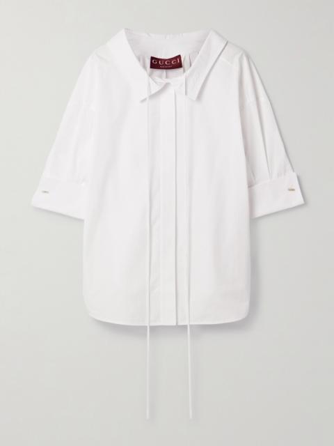 Oversized Cotton-poplin Shirt