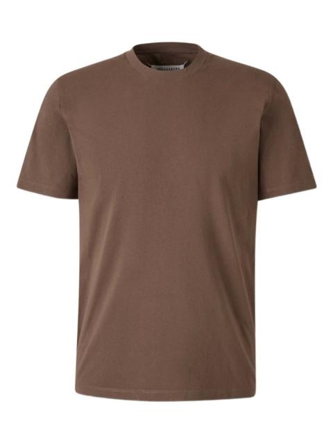 round neck ribbed T-shirt set