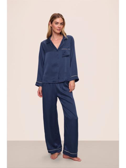 Inez Washable Silk Long PJ Set