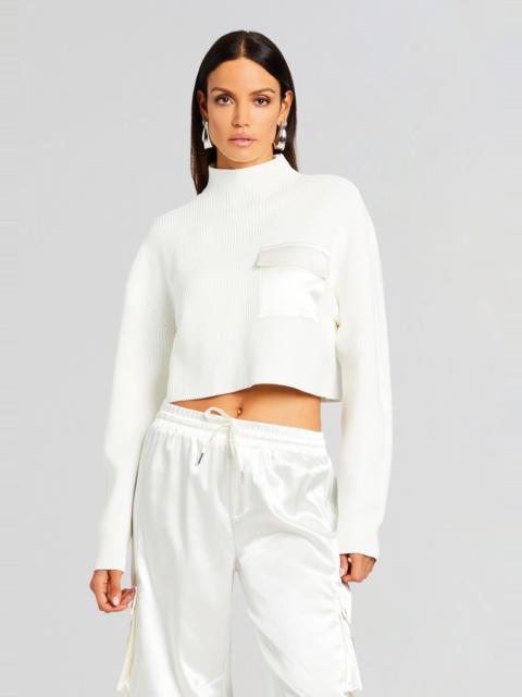 DONNA MID CROPPED SWEATER