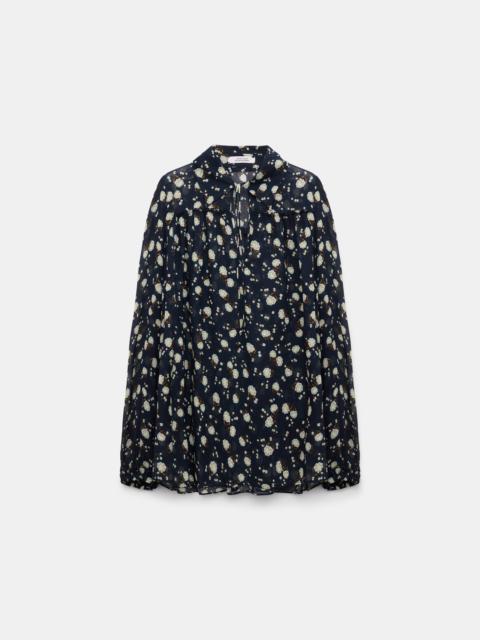 FLORAL VOLUMES blouse