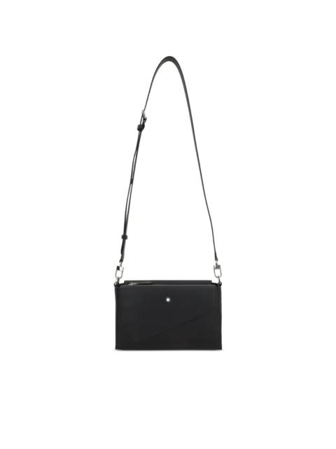 logo-plaque messenger bag