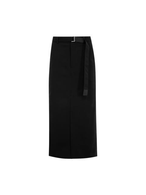 WOOL SUITING SKIRT