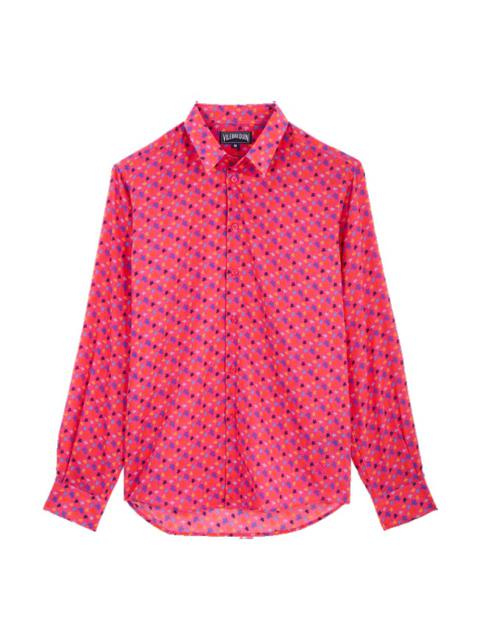 Unisex Cotton Voile Summer Shirt Micro Ronde Des Tortues