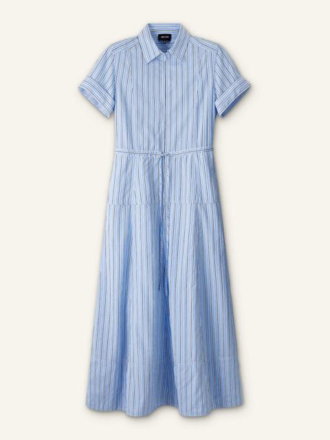 Zip Neck Shirt Dress