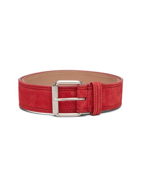 Red Suede Belt
