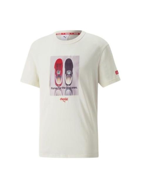 PUMA X Coca Cola Relaxed Tee 'White' 536159-97