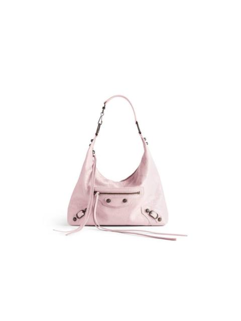 Women's Le City Hobo Bag Small in Petal Pink