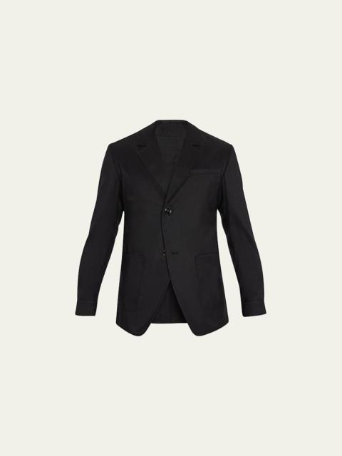 Men's Oversized Solid Sport Jacket