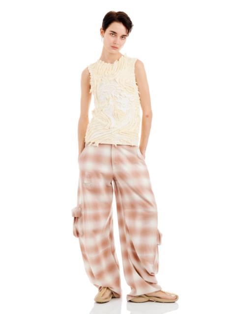 IVORY CHIRP FLOWER TANK