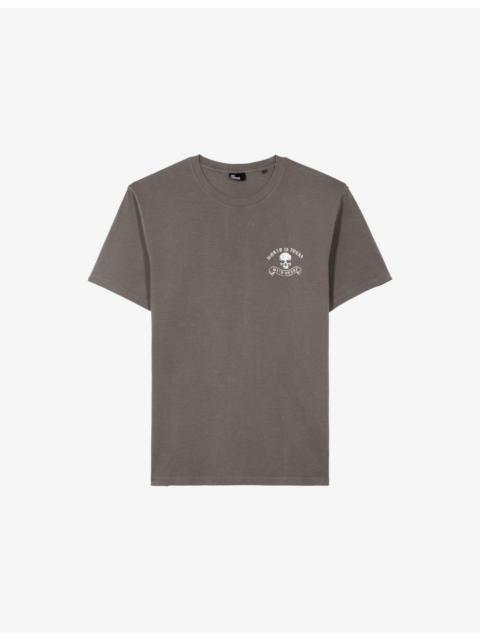 Skull Graphic-Print Cotton-Jersey T-Shirt