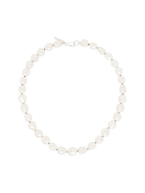 Simple Baroque Pearl Collar Necklace