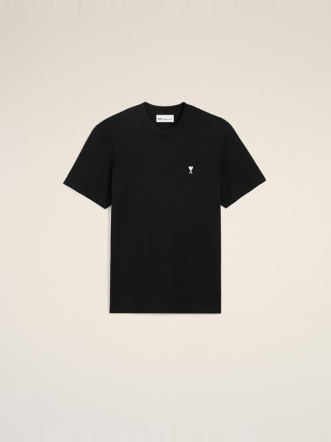 BLACK COTTON AMI DE COEUR T-SHIRT