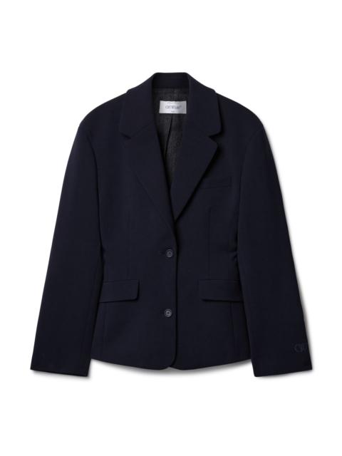 Stretch Wo Round Jacket Cobalt Blue Cob