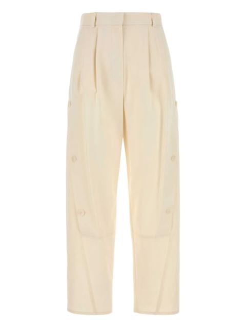 pleated pocket trousers