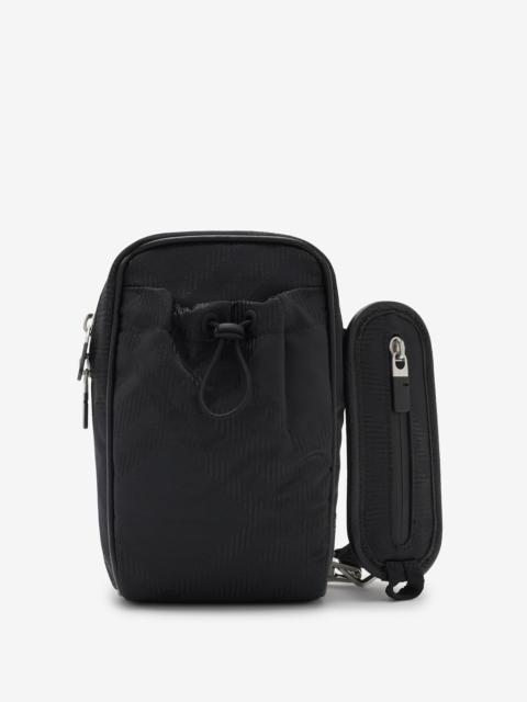 Check Jacquard Phone Bag