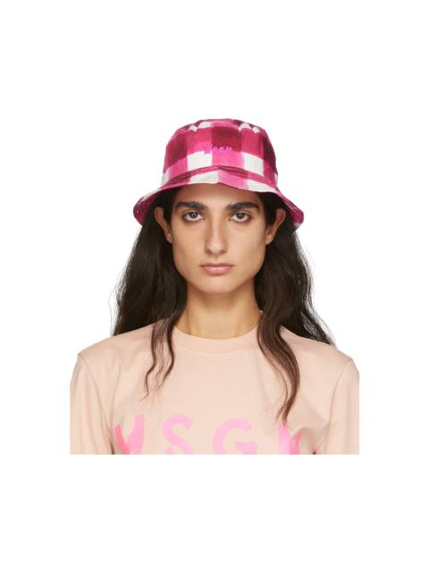 Pink Plaid Bucket Hat