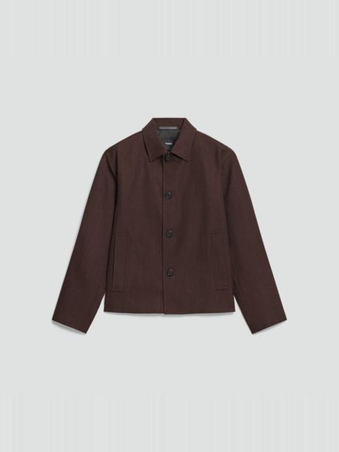Boxy Jacket in Twill Blend