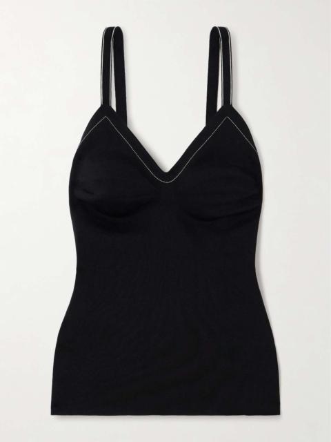 Silk camisole Black