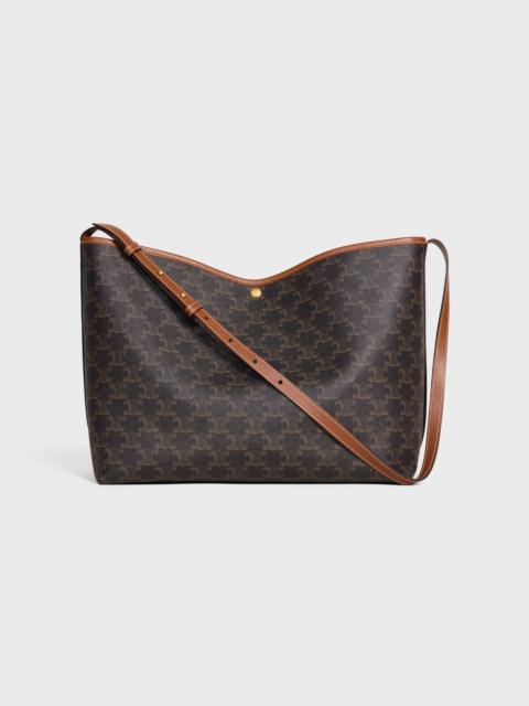 SOFT SHOPPER BAG IN Triomphe Canvas and Calfskin